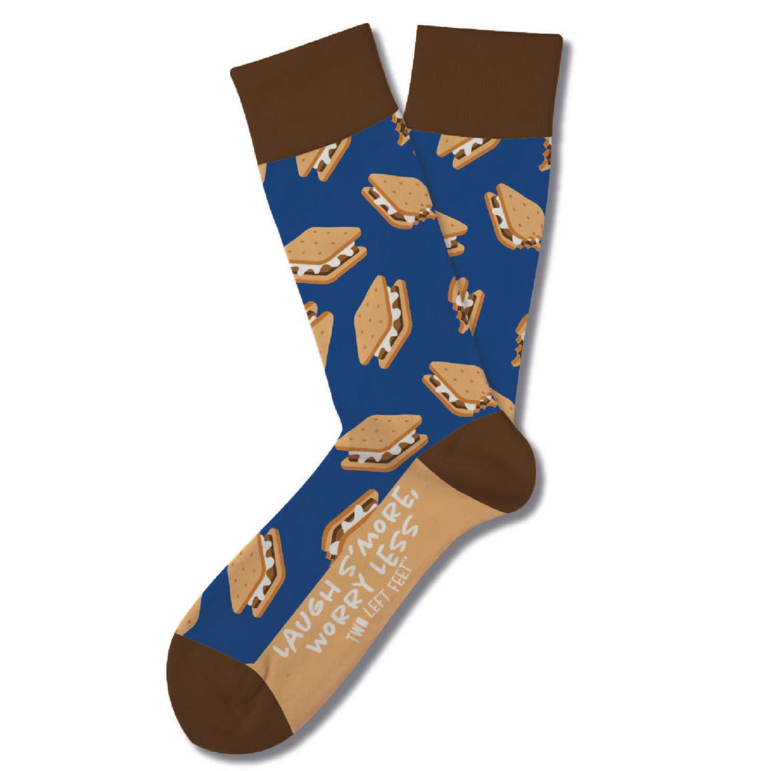 'Laugh S'more Worry Less' Everyday Socks