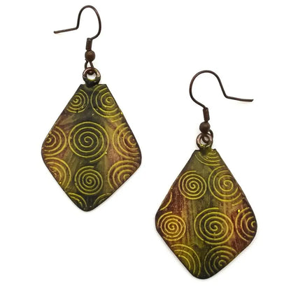 Anju New Copper Patina Earrings