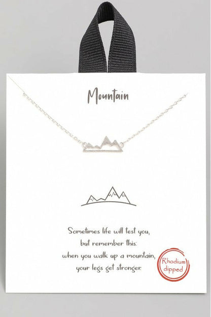Dainty Mountain Range Necklace