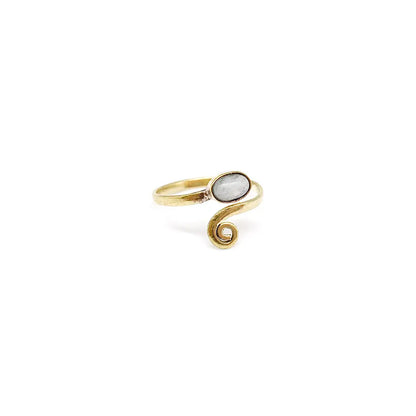 Dainty Gemstone Ring - Gold
