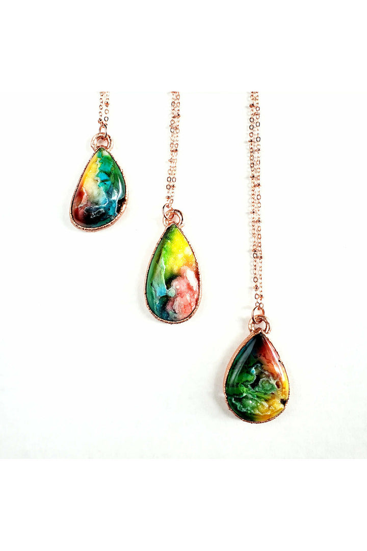 Rainbow Agate Necklace