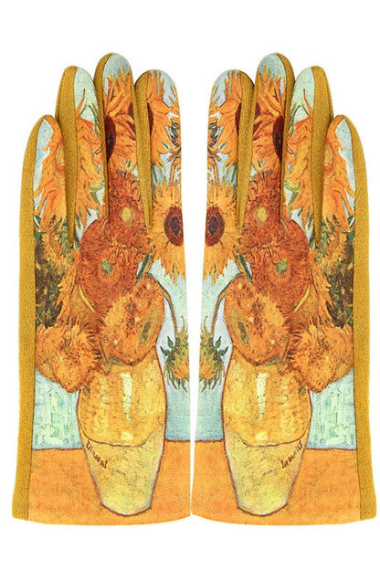 Paintings Smart Touch Gloves
