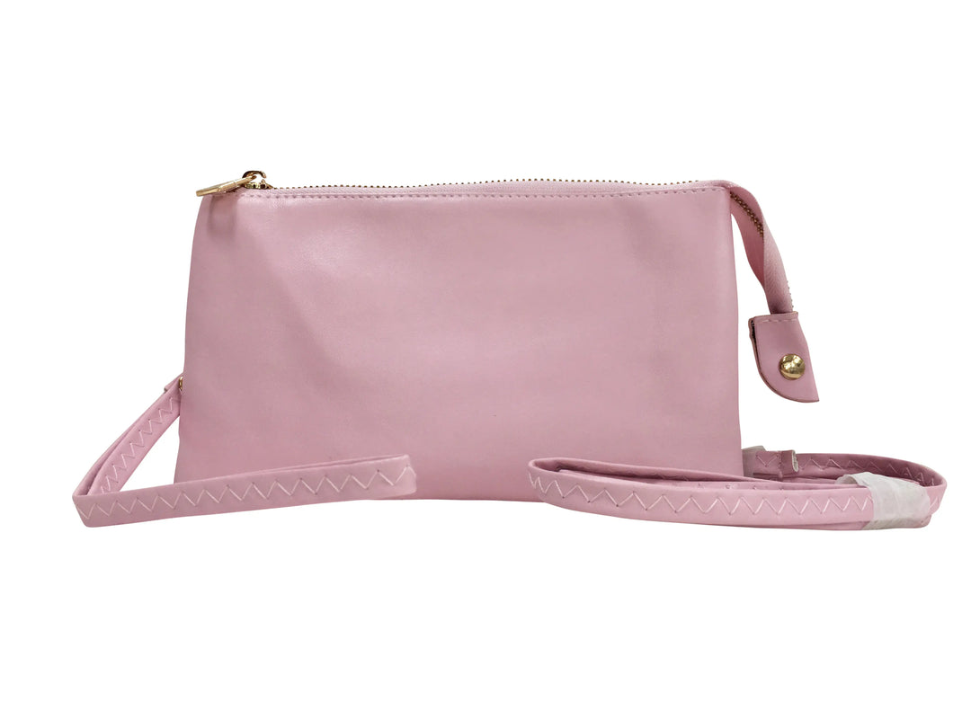 Smooth Faux Leather Crossbody Bag