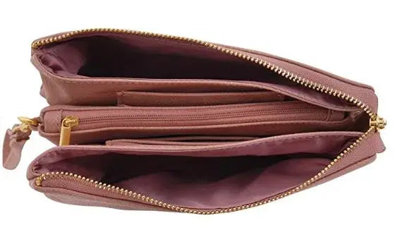 Smooth Faux Leather Crossbody Bag