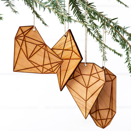 Wooden Geometric Ornament