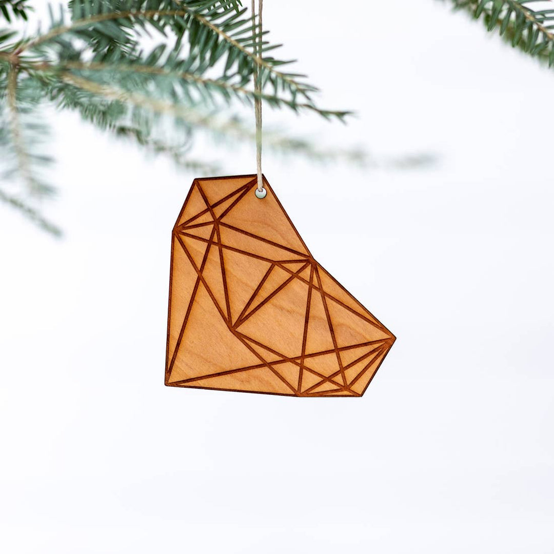 Wooden Geometric Ornament