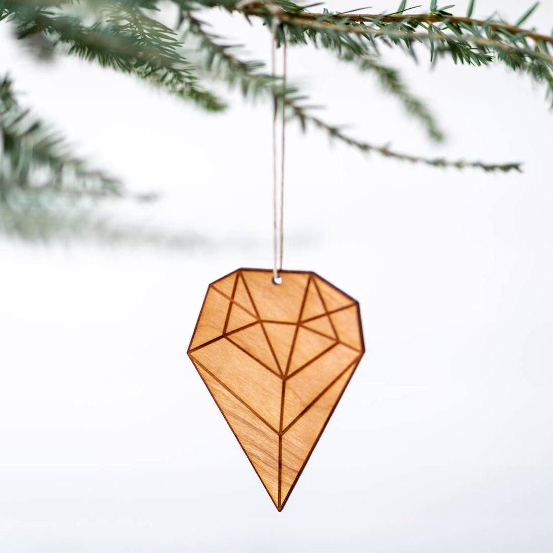 Wooden Geometric Ornament