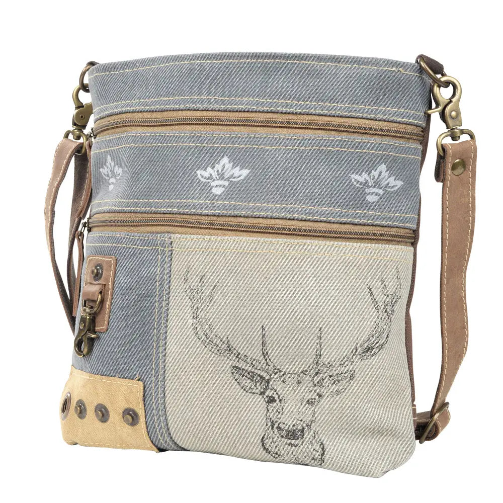 Deer Patch Print Crossbody