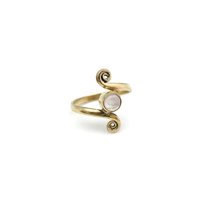 Dainty Gemstone Ring - Gold