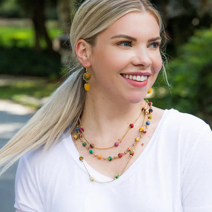 Aasha Multi Layered Beaded Necklace
