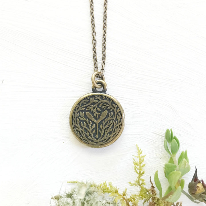 Seed & Sky Red Winged Blackbird Necklace
