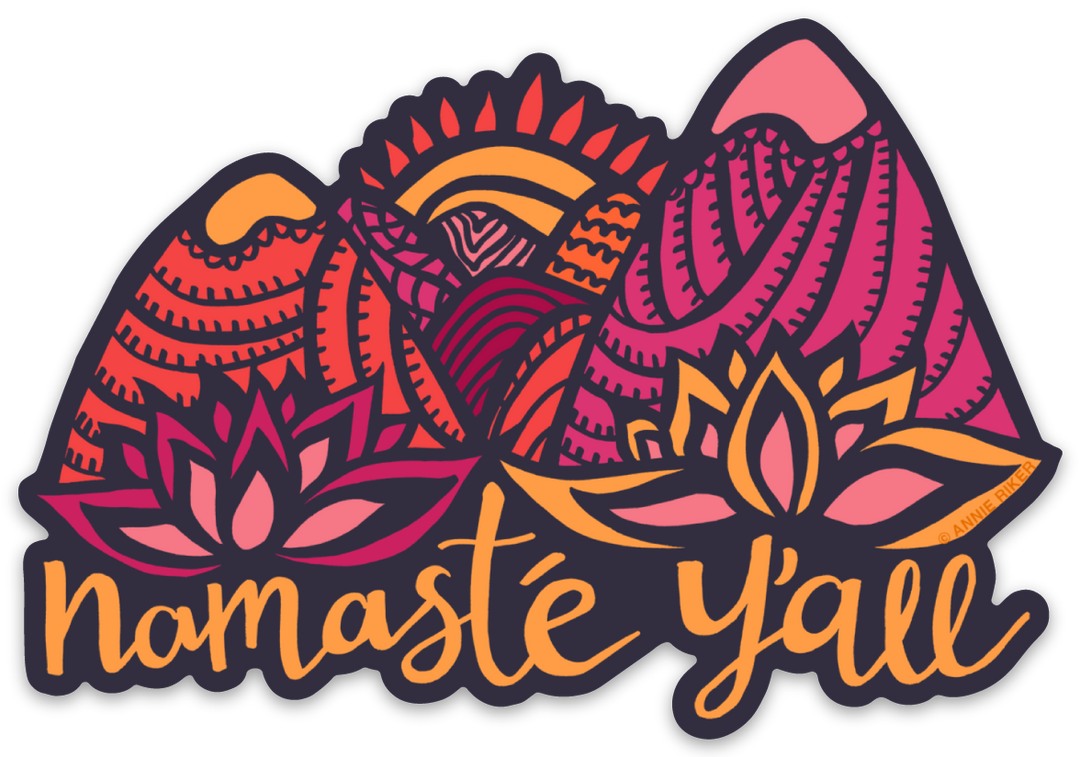 Namaste Y'all Sticker