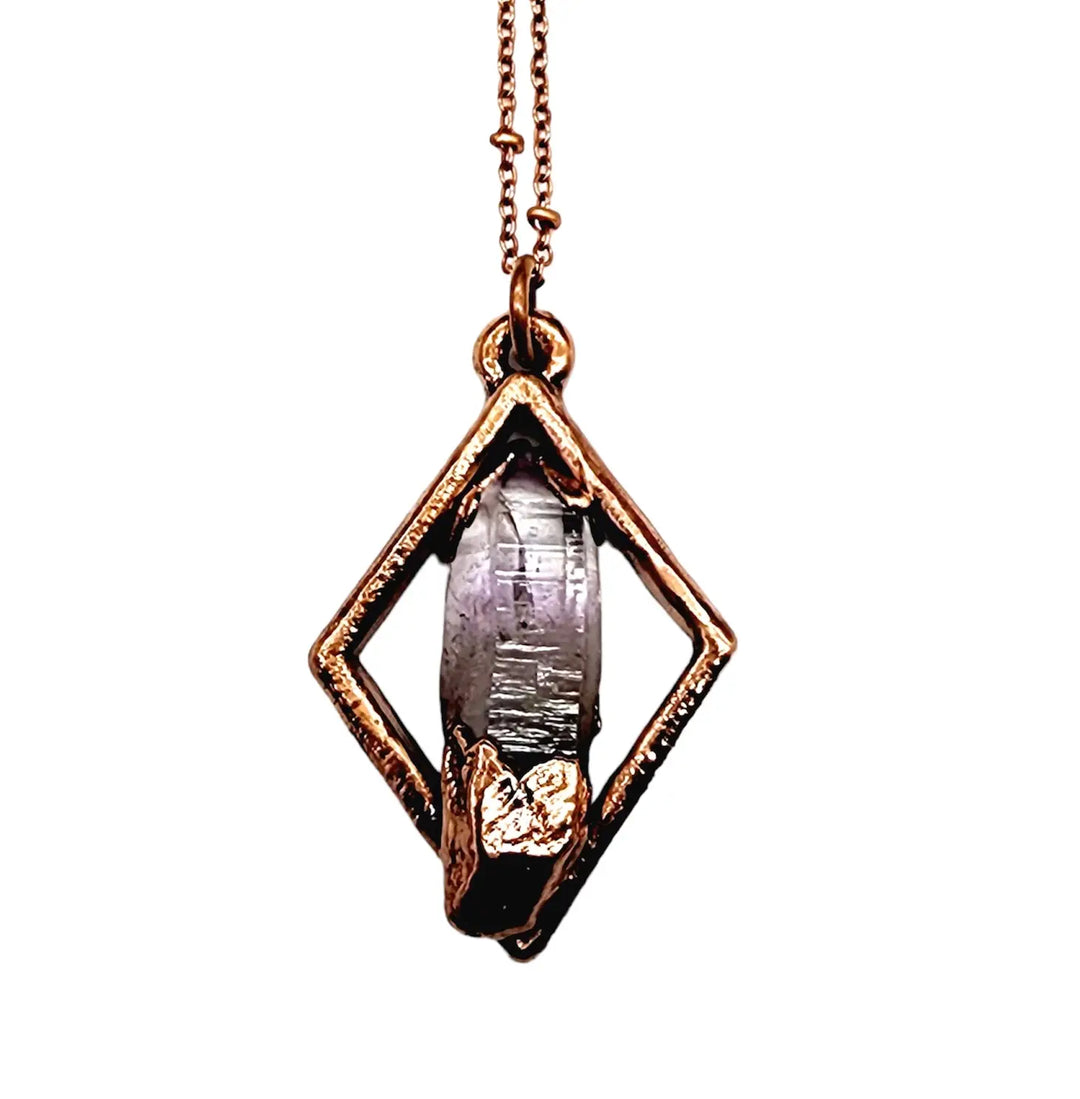 Vera Cruz Amethyst Diamond Necklace