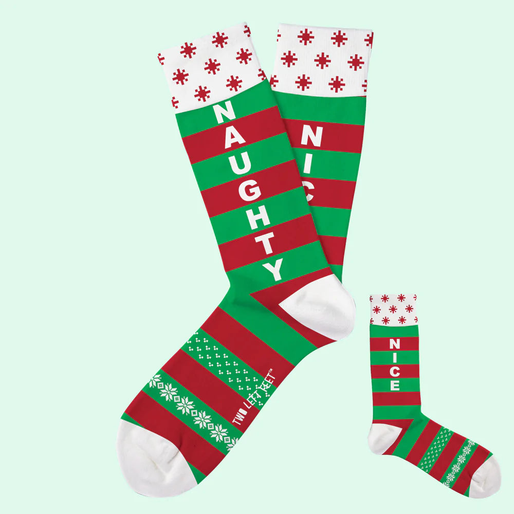 'Naughty Or Nice' Christmas Socks
