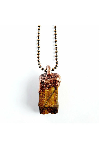 Merging Metals Ball Chain Necklace