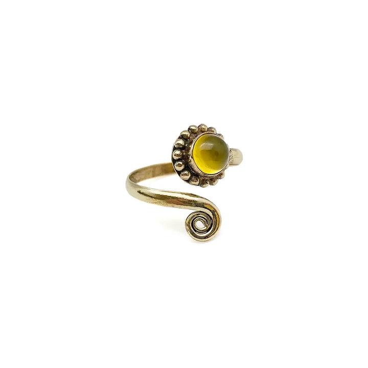 Dainty Gemstone Ring - Gold