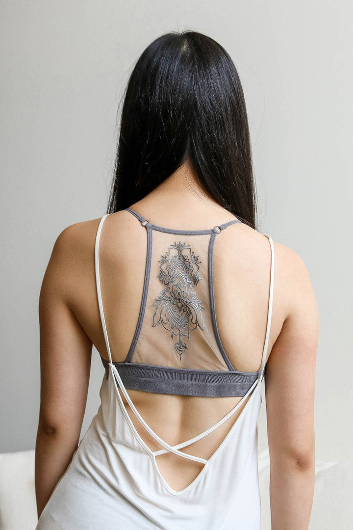 Tattoo Mesh Bralette - Design