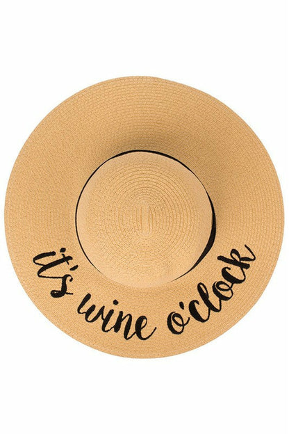 Embroidered Sun Hat