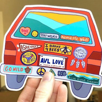 Asheville Bumper Bumper Sticker