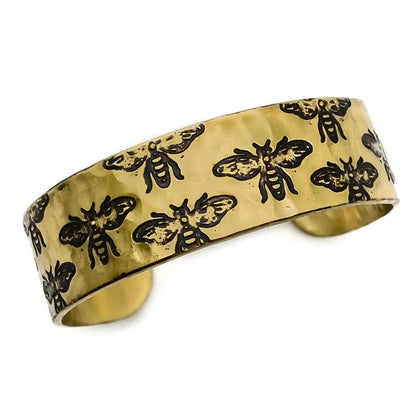 Anju Engraved Metal Cuff
