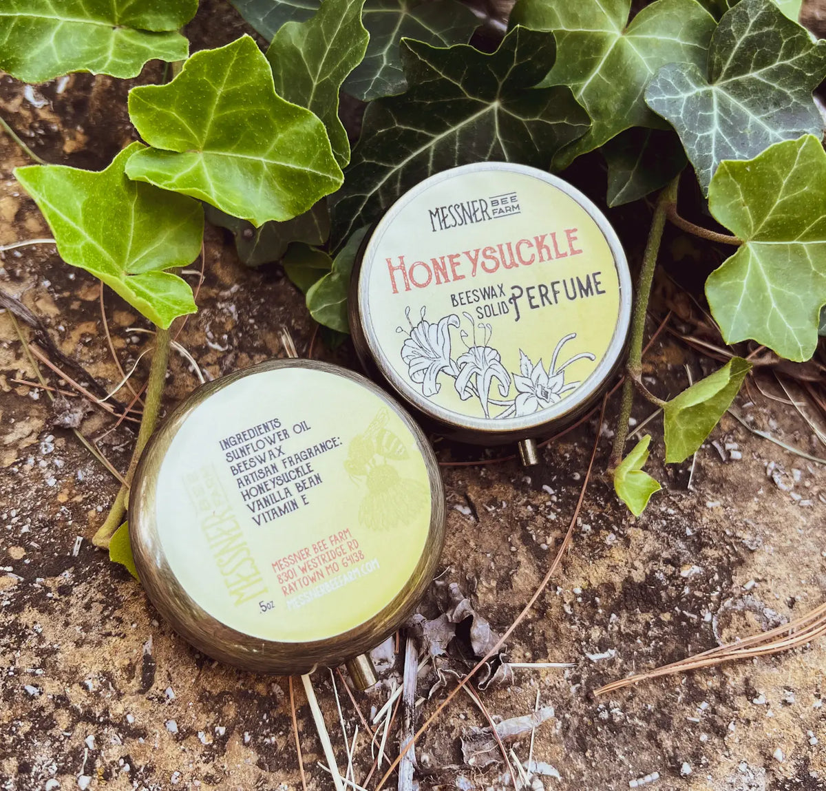 Handmade Solid Perfume With Flower or Bead