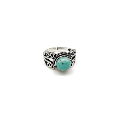 Dainty Gemstone Ring - Silver