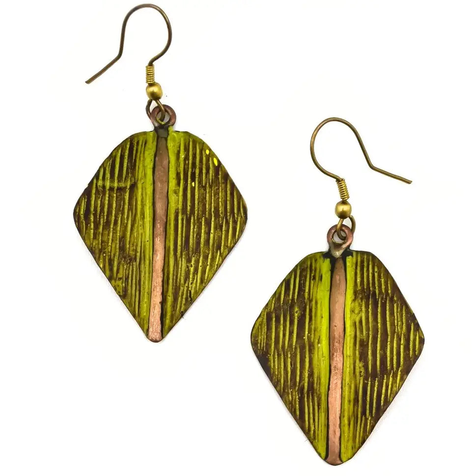 Anju New Copper Patina Earrings