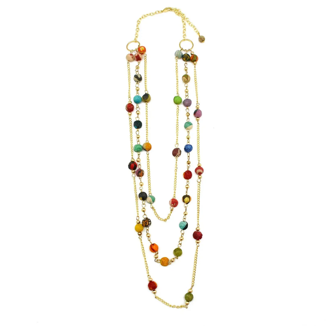 Aasha Multi Layered Beaded Necklace