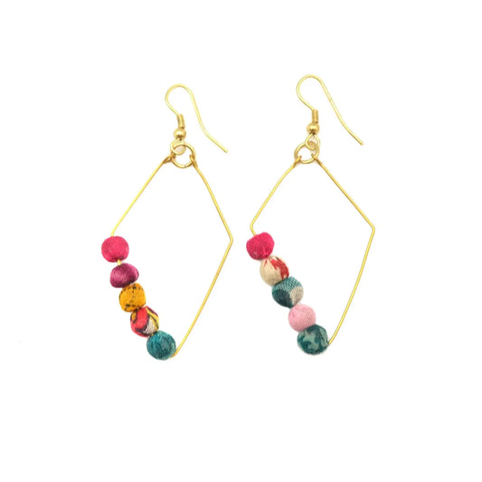 Aasha Asymmetrical Beads Earrings