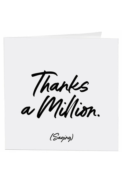 Quotable Greeting Card - B&W