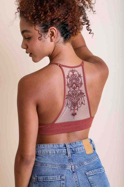 Tattoo Mesh Bralette - Design