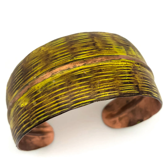 Anju Copper Patina Cuffs