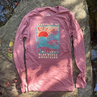 'A Day In The Blue Ridge Mountains' L/S Top