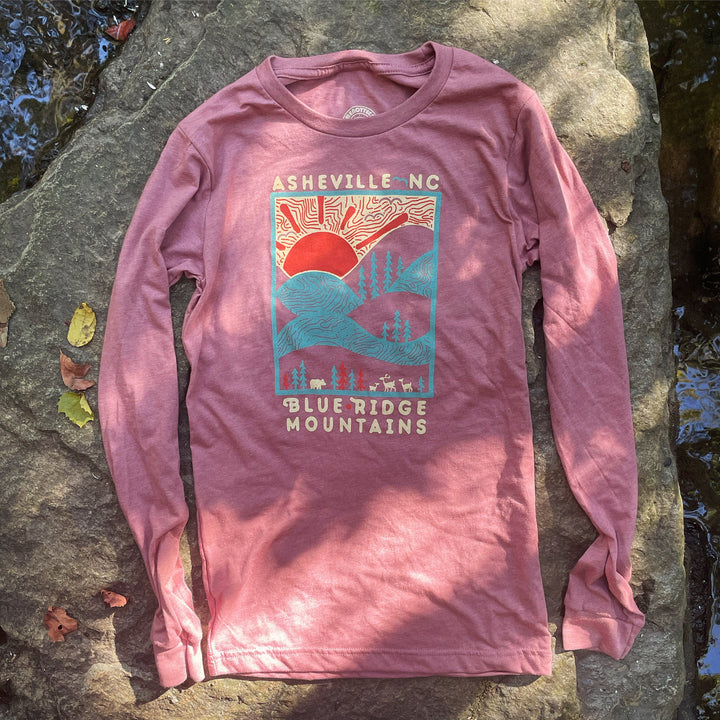 'A Day In The Blue Ridge Mountains' L/S Top