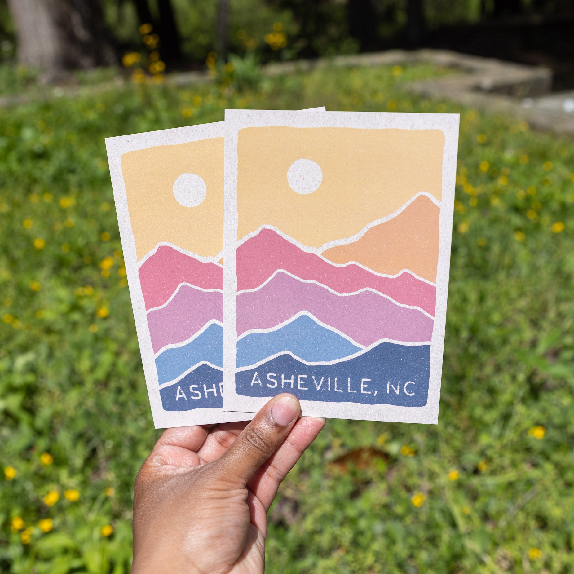 Range Of Color - Large Postcard – Charmed Boutique