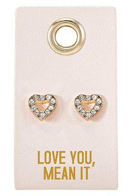 Wedding Themed Leather Tag Studs