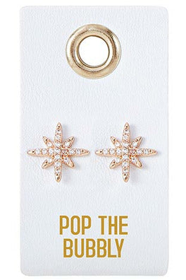 Wedding Themed Leather Tag Studs