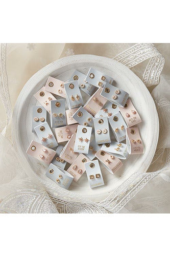 Wedding Themed Leather Tag Studs