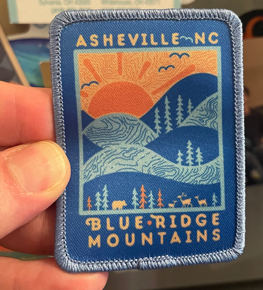 Asheville NC - Iron On Patch
