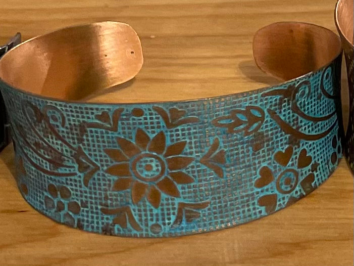 Anju Copper Patina Cuffs