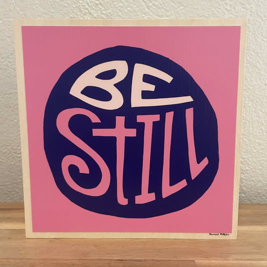 8" x 8"  Motivational Words Block