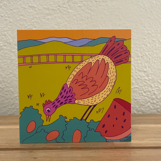 4" x 4" Asheville Inspired Art Block