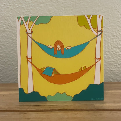 4" x 4" Asheville Inspired Art Block