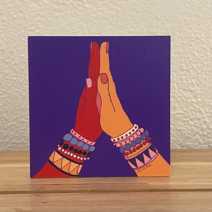 4" x 4" Asheville Inspired Art Block
