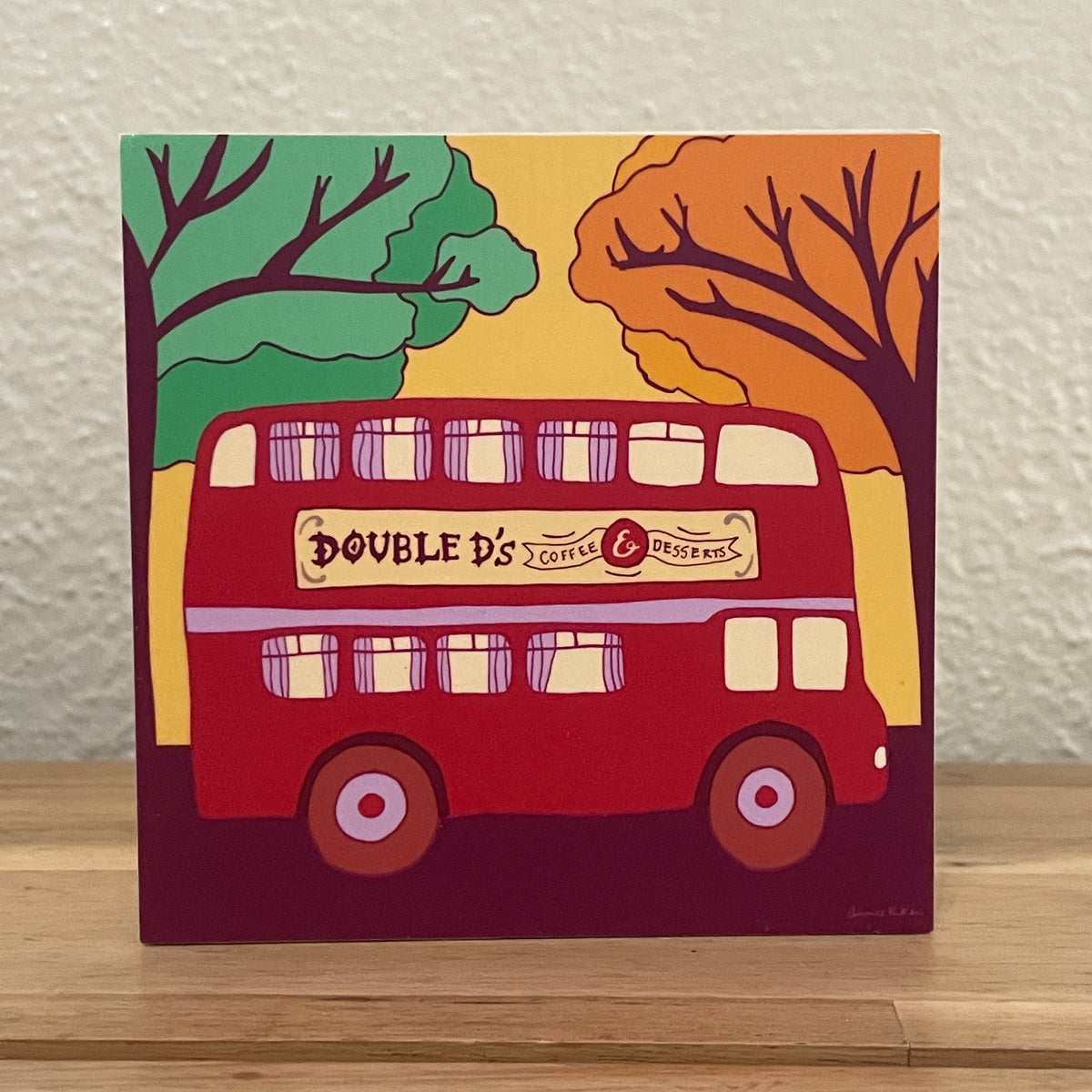 4" x 4" Asheville Inspired Art Block