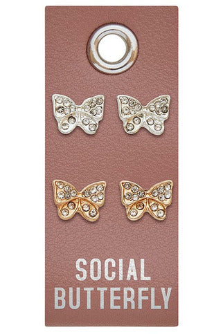 Leather Tag Studs - Double The Fun
