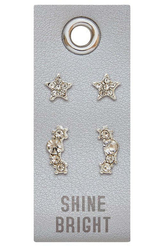 Leather Tag Studs - Double The Fun