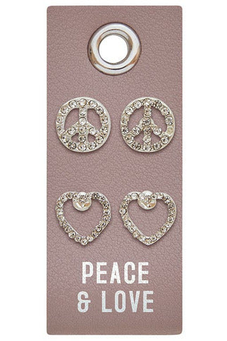Leather Tag Studs - Double The Fun