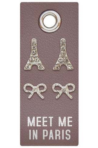 Leather Tag Studs - Double The Fun