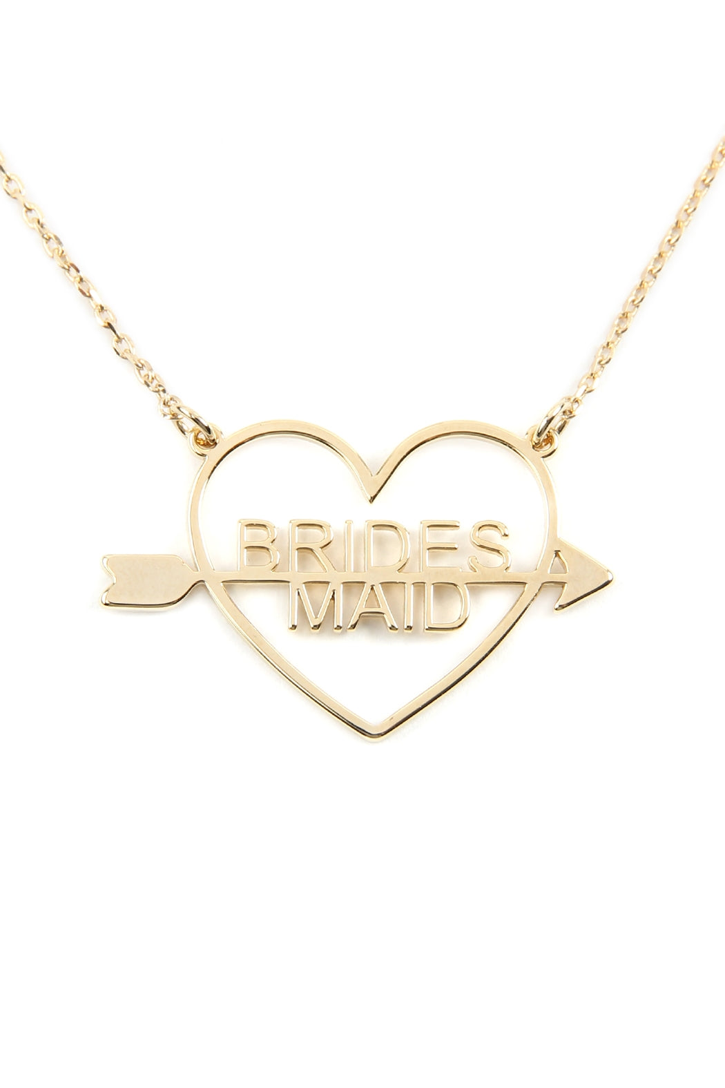 Bridesmaid Heart Necklace